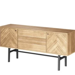 Sideboard Nr.230 Fiskbensdörrar 180x85 cm Oljad Ek