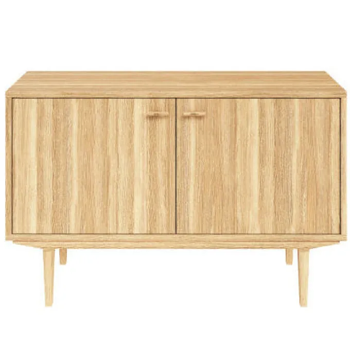 Sideboard Nr.421 2st Trädörrar 126x80 cm Oljad Ek