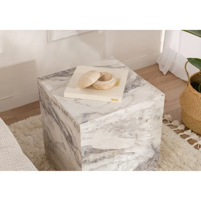 Sidobord serie 1 (45 x 50 x 45 cm) Sidobord Freesia Marble