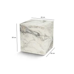 Sidobord serie 1 (45 x 50 x 45 cm) Sidobord Freesia Marble