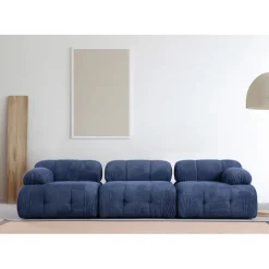 Siena 3 (290 x 95 x 75 cm) 3-sitssoffa Midnattsblå