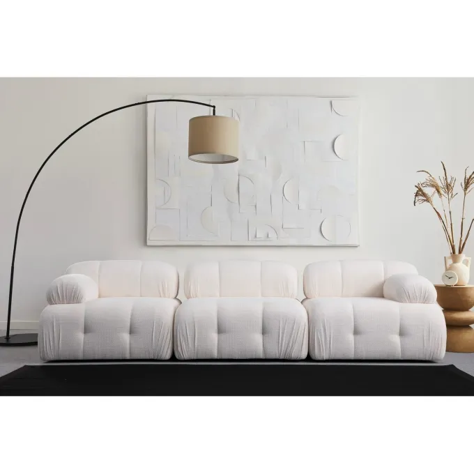 Siena 3 (290 x 95 x 75 cm) 3-sitssoffa Vit