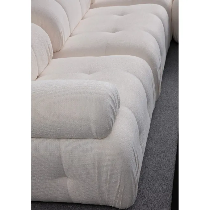 Siena 3 (290 x 95 x 75 cm) 3-sitssoffa Vit