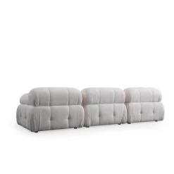 Siena 3 (290 x 95 x 75 cm) 3-sitssoffa Vit