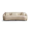 Siena Cream Bouclette (230 x 75 x 94 cm) Cream 3-sitssoffa