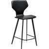 S.I.T Barstol Vintage Black Art.Leather 70 cm