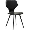 S.I.T Stol Vintage Black Art.Leather, Black