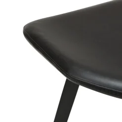 S.I.T Stol Vintage Black Art.Leather, Black