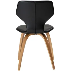S.I.T Stol Vintage Black Art.Leather, Oak