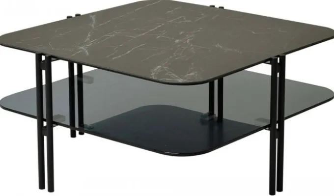 Sivan Soffbord 80x80cm Svart