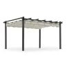 Skanör Pergola 300x400 cm Svart/Sand