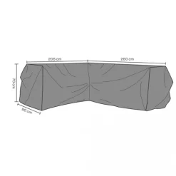 Soffskydd R205/L260 cm Andas