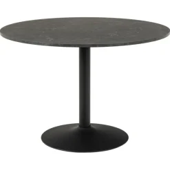 Soleil Matbord Rund 110 cm Svart