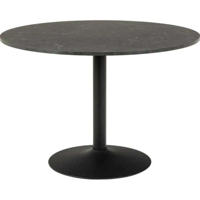 Soleil Matbord Rund 110 cm Svart