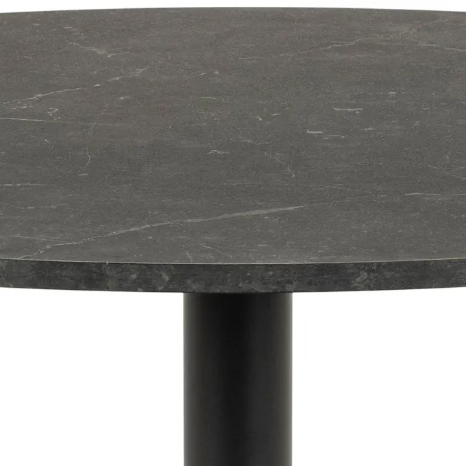 Soleil Matbord Rund 110 cm Svart