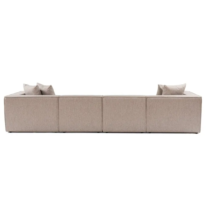 Sora (350 x 65 x 190 cm) Hörnsoffa Sandbeige