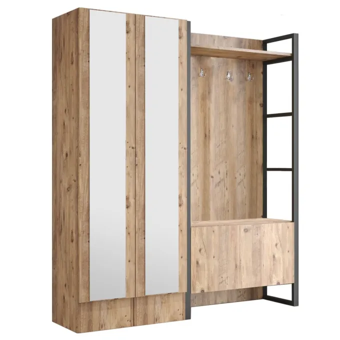 Split Plus 18 (90 x 180 x 34 cm) Atlantisk furu Hallställ