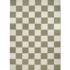 Square Matta Vit/Grön