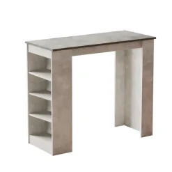 Stavro Bar (120 x 101,8 x 51,6 cm) Bardisk Grå