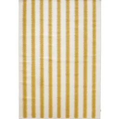 Stripes Matta Off-White/Gul
