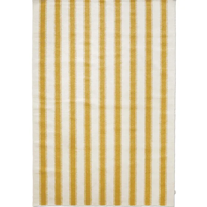 Stripes Matta Off-White/Gul