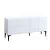 Surabaya (150 x 75 x 35 cm) Vit Svart Konsol