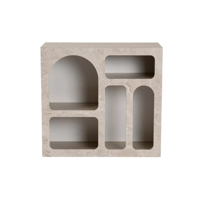 Suva (80 x 74 x 37 cm) Konsolbord Travertin sandsten