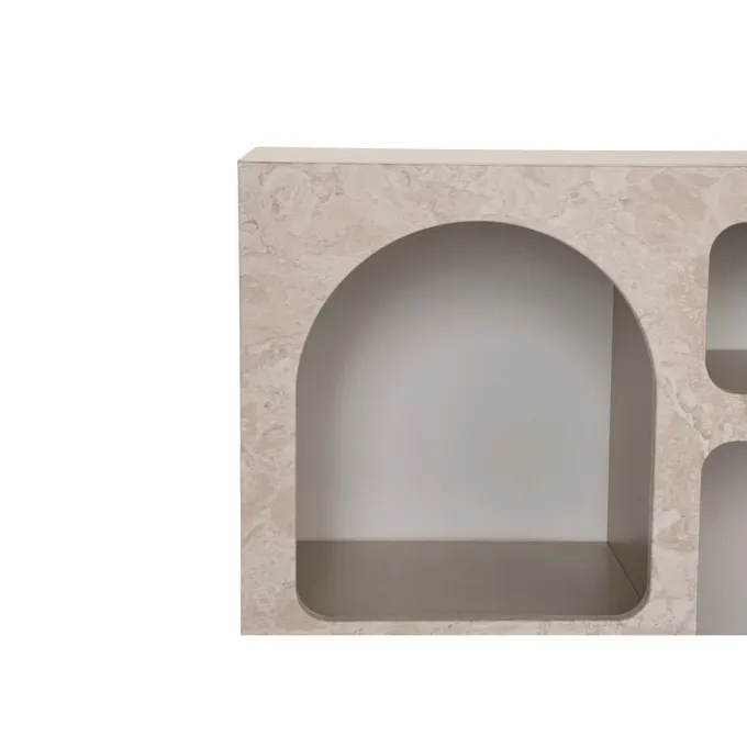 Suva (80 x 74 x 37 cm) Konsolbord Travertin sandsten