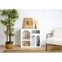 Suva (80 x 74 x 37 cm) Konsolbord Vit