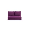 Taida (130 x 125 x 30 cm) 2-sits bäddsoffa Lila