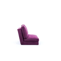 Taida (130 x 125 x 30 cm) 2-sits bäddsoffa Lila