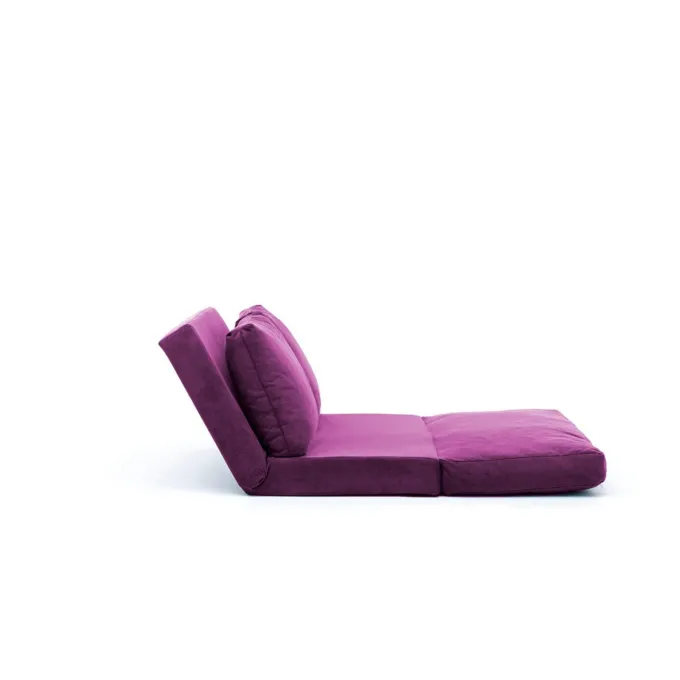 Taida (130 x 125 x 30 cm) 2-sits bäddsoffa Lila