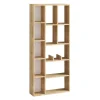 Tallinn (75 x 170 x 18 cm) Sapphire Oak Bokhylla