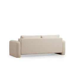 Tallinn (215 x 97 x 73 cm) 3-sitssoffa Creme