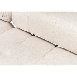Tallinn 3-sits med puff (300-200 x 100 x 80 cm) Hörnsoffa Ljusbrun
