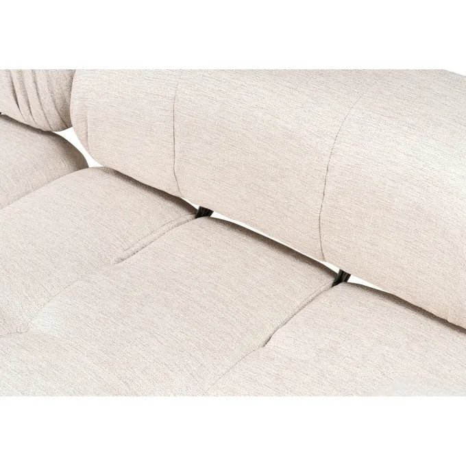Tallinn 3-sits med puff (300-200 x 100 x 80 cm) Hörnsoffa Ljusbrun