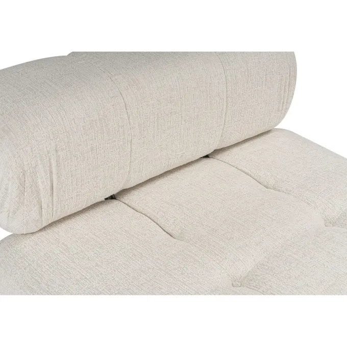 Tallinn 3-sits med puff (300-200 x 100 x 80 cm) Hörnsoffa Creme
