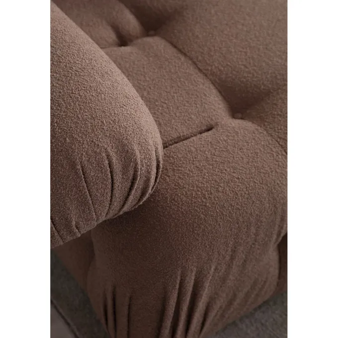 Tallinn 3-sits med puff (300-200 x 100 x 80 cm) Hörnsoffa Cappuccino