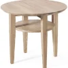 Tango Soffbord Runt 60cm Vitoljad Ek