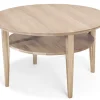 Tango Soffbord Runt 90cm Vitoljad Ek