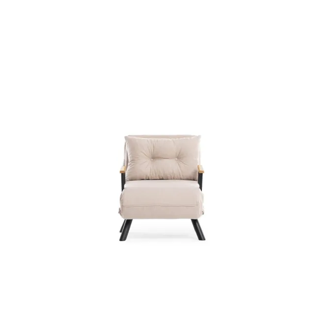 Tarawa v2 Enkel (26 x 120 x 60 cm) Creme 1-sits bäddsoffa