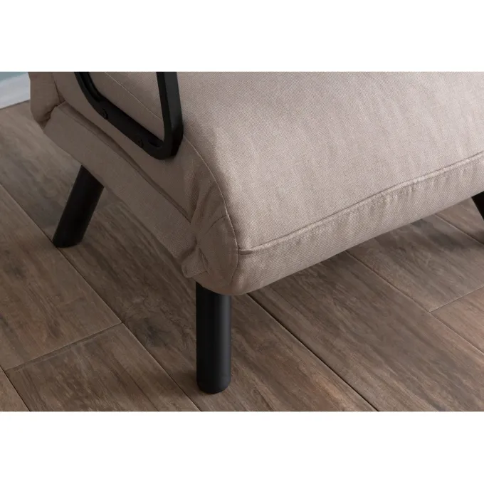 Tarawa v2 Enkel (26 x 120 x 60 cm) Creme 1-sits bäddsoffa