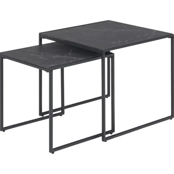 Tarbes Satsbord 45x50x50 cm Svart