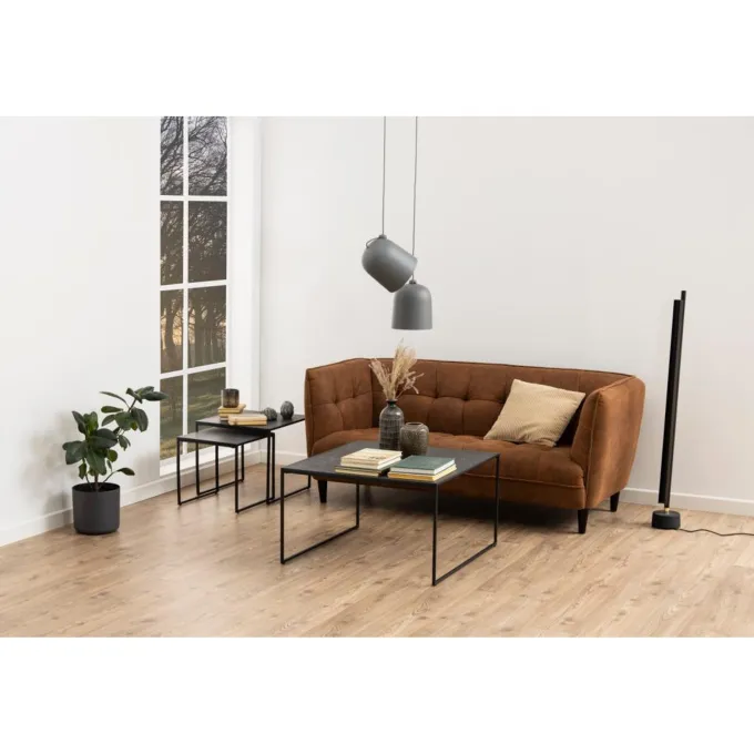 Tarbes Satsbord 45x50x50 cm Svart