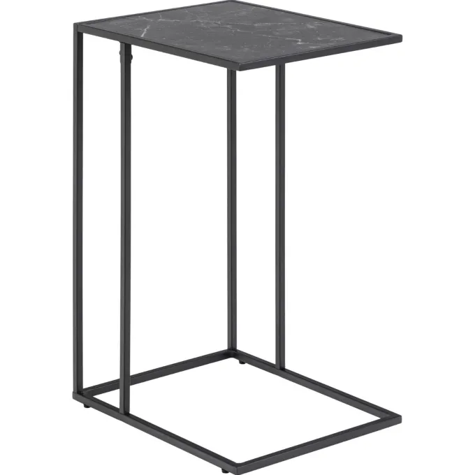 Tarbes Sidobord 63x43x35 cm Svart