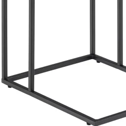 Tarbes Sidobord 63x43x35 cm Svart