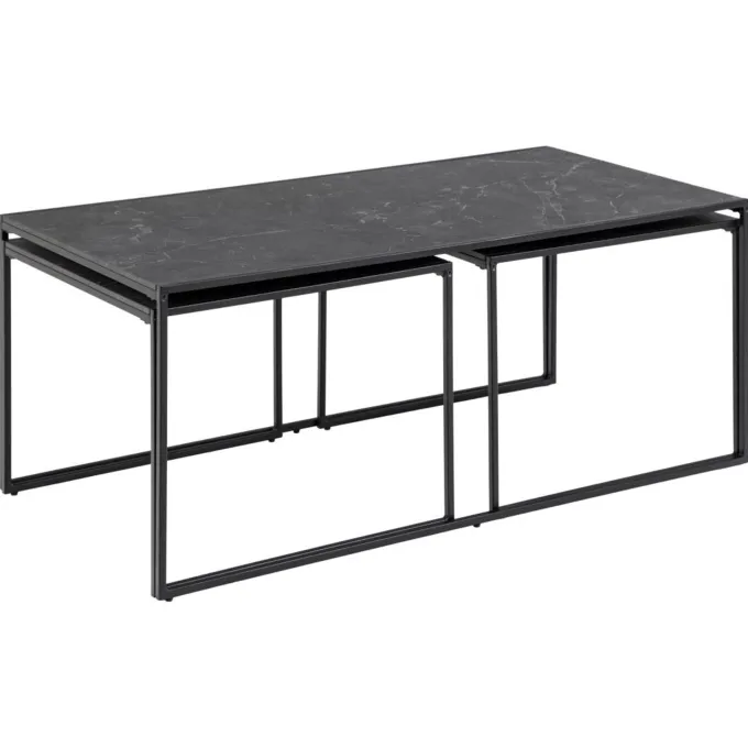 Tarbes Soffbord 120x60 cm Svart