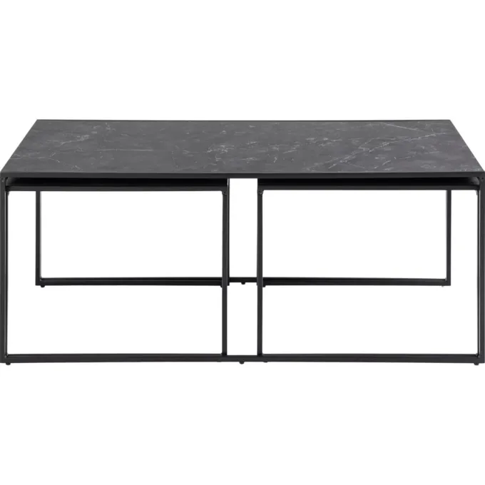 Tarbes Soffbord 120x60 cm Svart