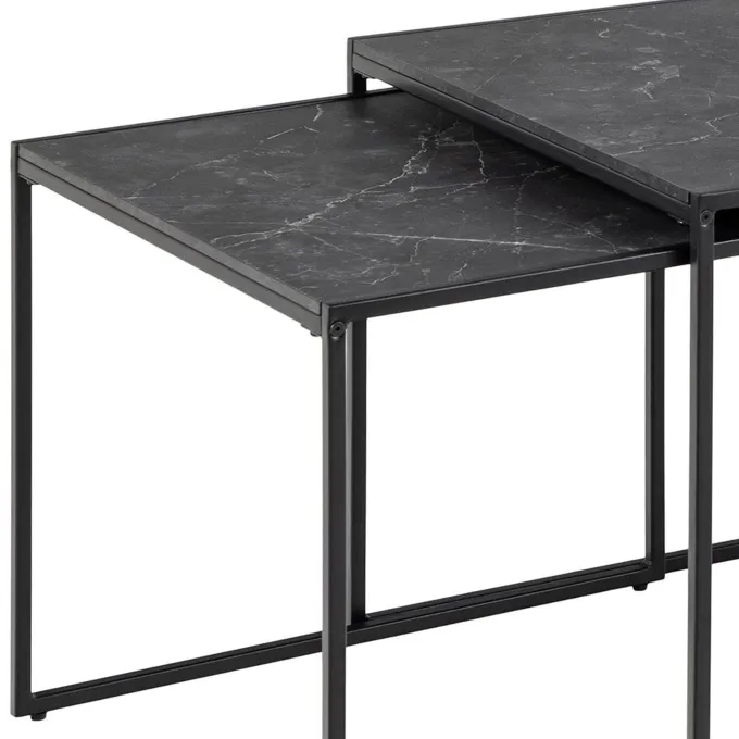 Tarbes Soffbord 120x60 cm Svart
