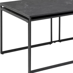 Tarbes Soffbord 120x60 cm Svart